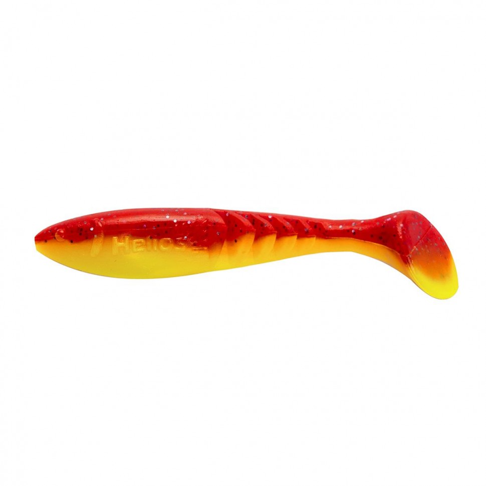 Виброхвост Helios Slash 2,64"/6,7 см, цвет Red Lemon 10 шт HS-19-050 , 